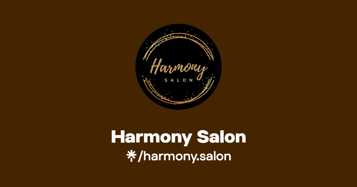 Harmony Salon Instagram Linktree