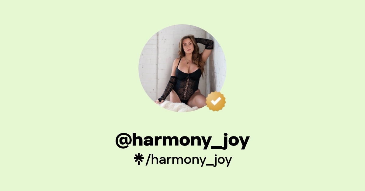 harmony_joy | Instagram | Linktree