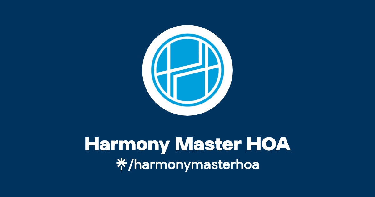 Harmony Master HOA Instagram, Facebook Linktree