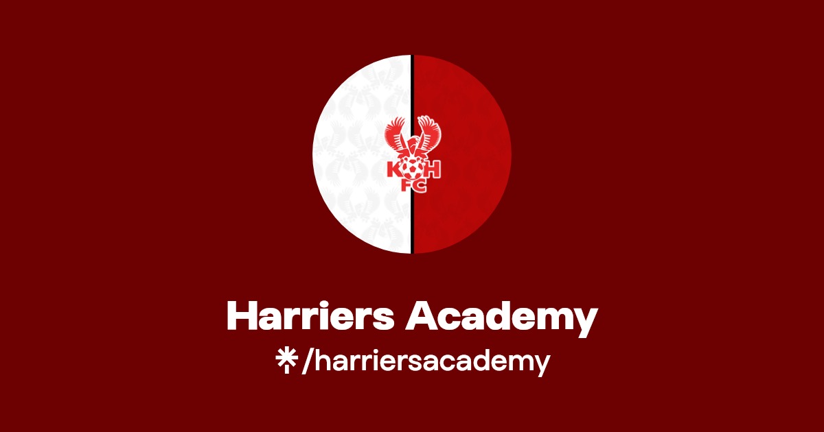 Harriers Academy Twitter, Instagram, Facebook Linktree