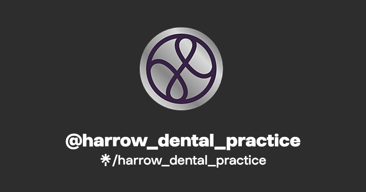 harrow_dental_practice Instagram, Facebook, TikTok Linktree