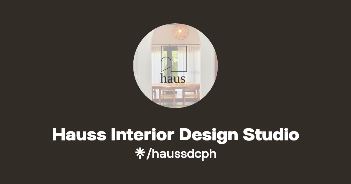 Hauss Interior Design Studio Linktree