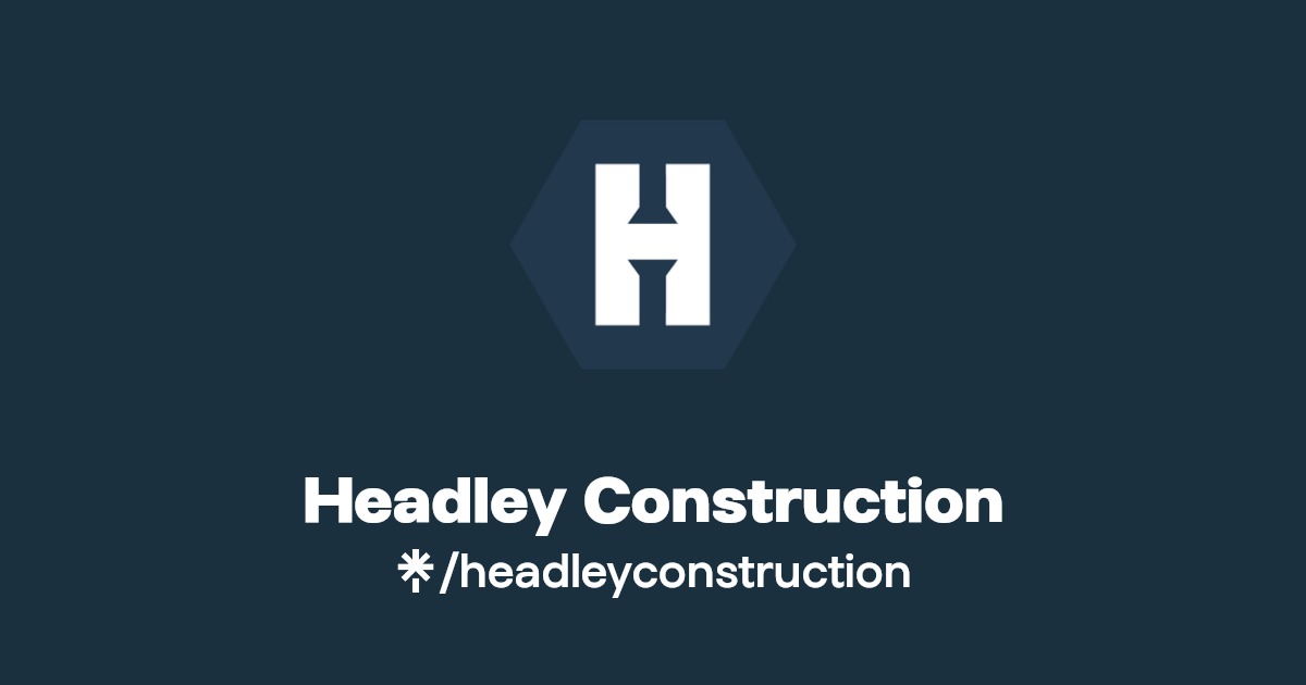 Headley Construction Instagram, Facebook Linktree