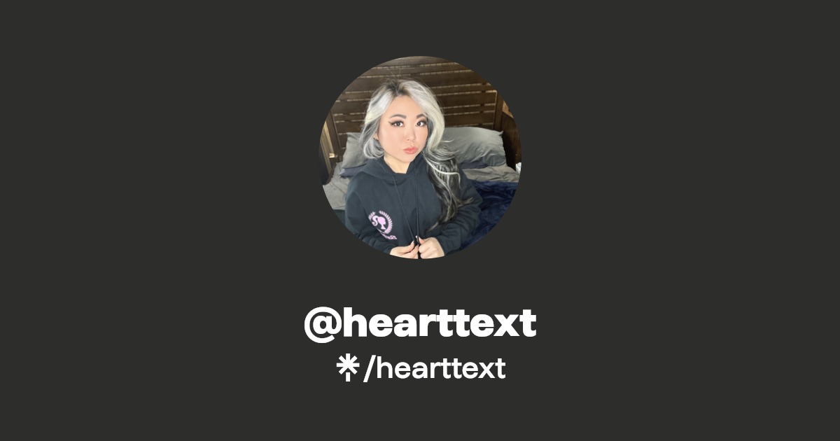 hearttext - Find @hearttext Onlyfans - Linktree