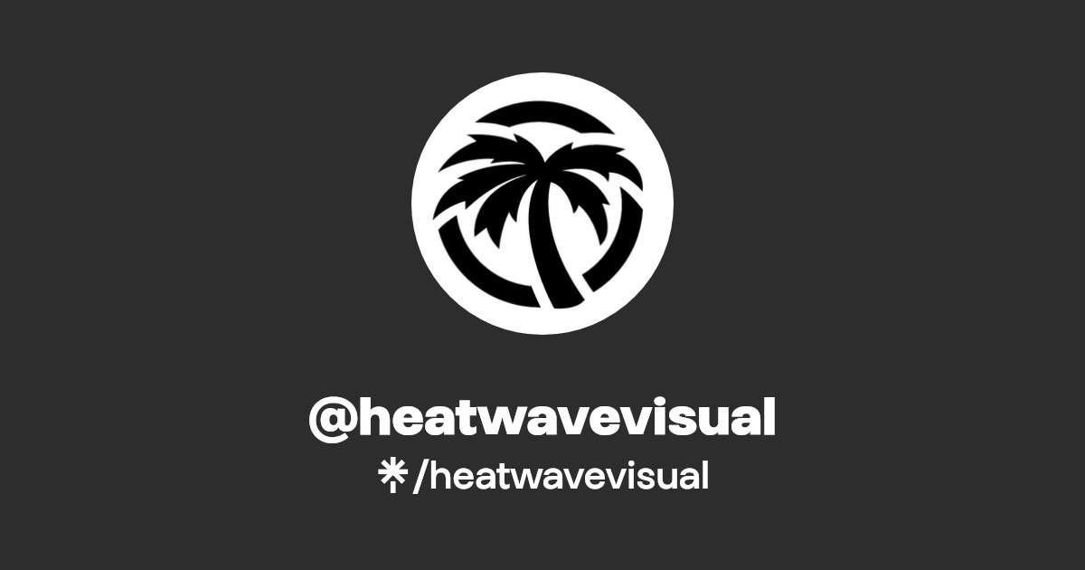 heatwavevisual Facebook, TikTok Linktree