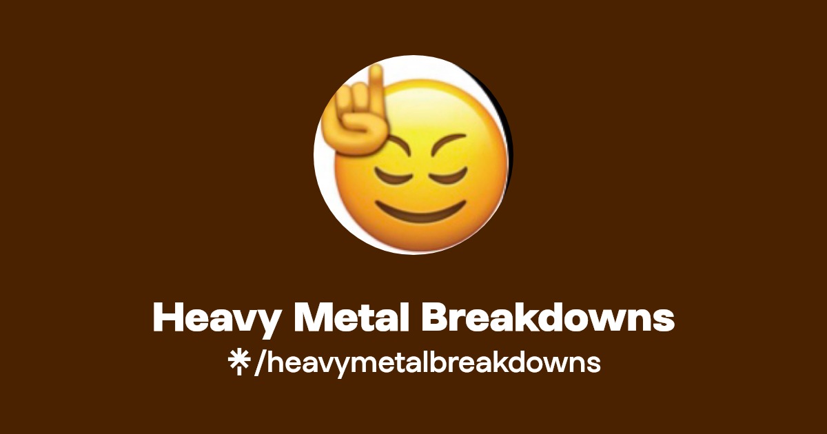 Heavy Metal Breakdowns Listen on Spotify Linktree