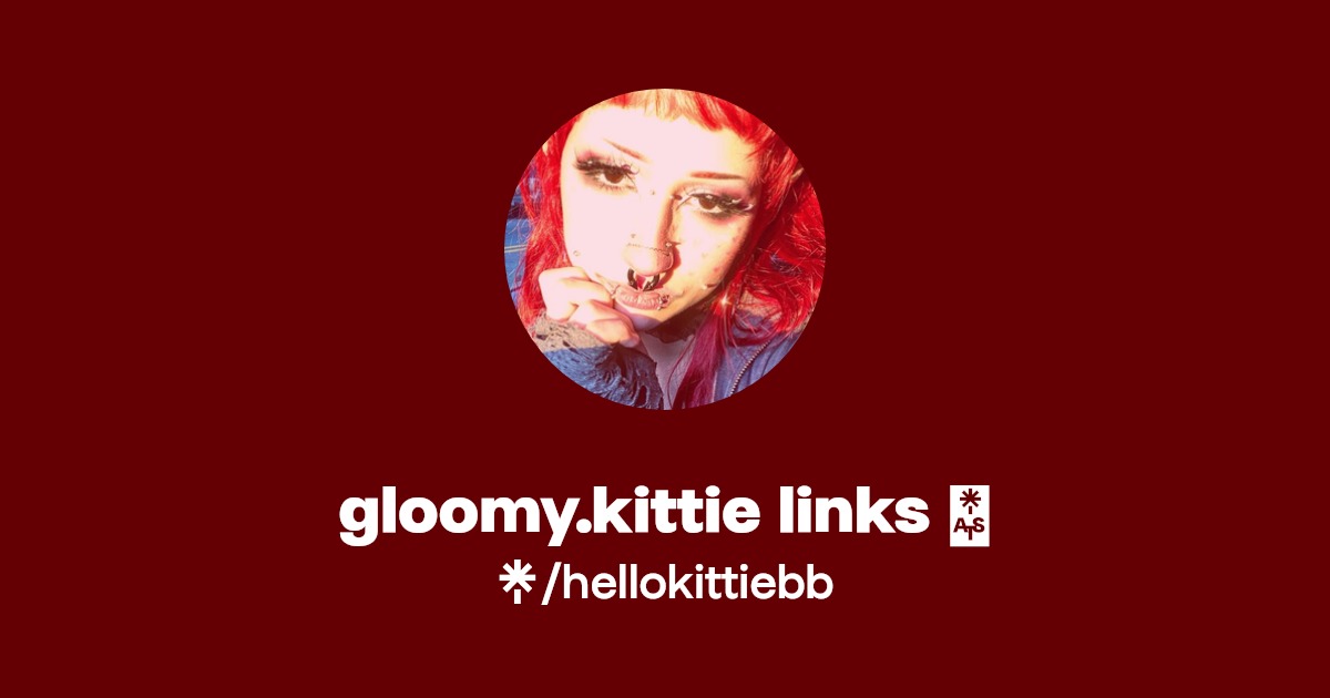 gloomy.kittie links 🖤 | Instagram, TikTok, Twitch | Linktree