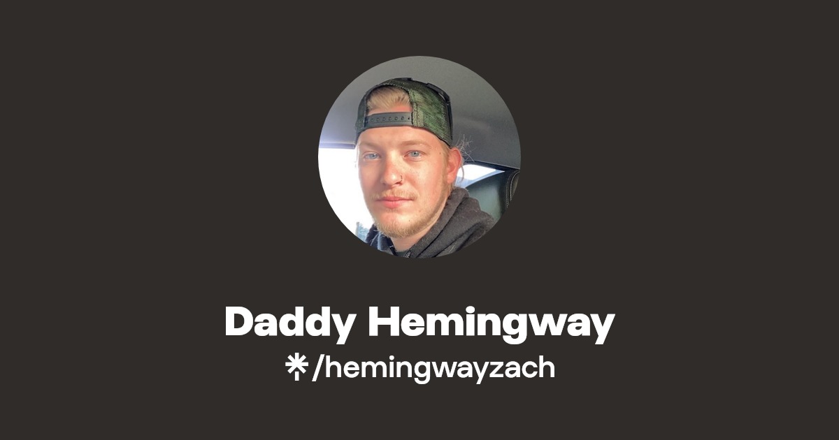Daddy Hemingway - Find Daddy Hemingway Onlyfans - Linktree