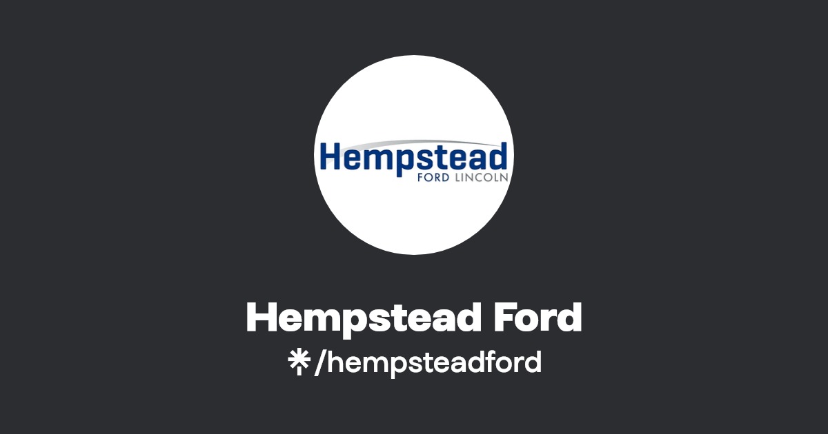 Hempstead Ford Instagram, Facebook Linktree