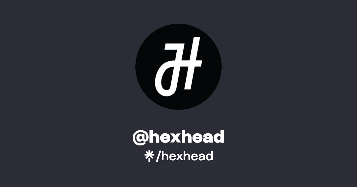 hexhead Instagram, TikTok Linktree