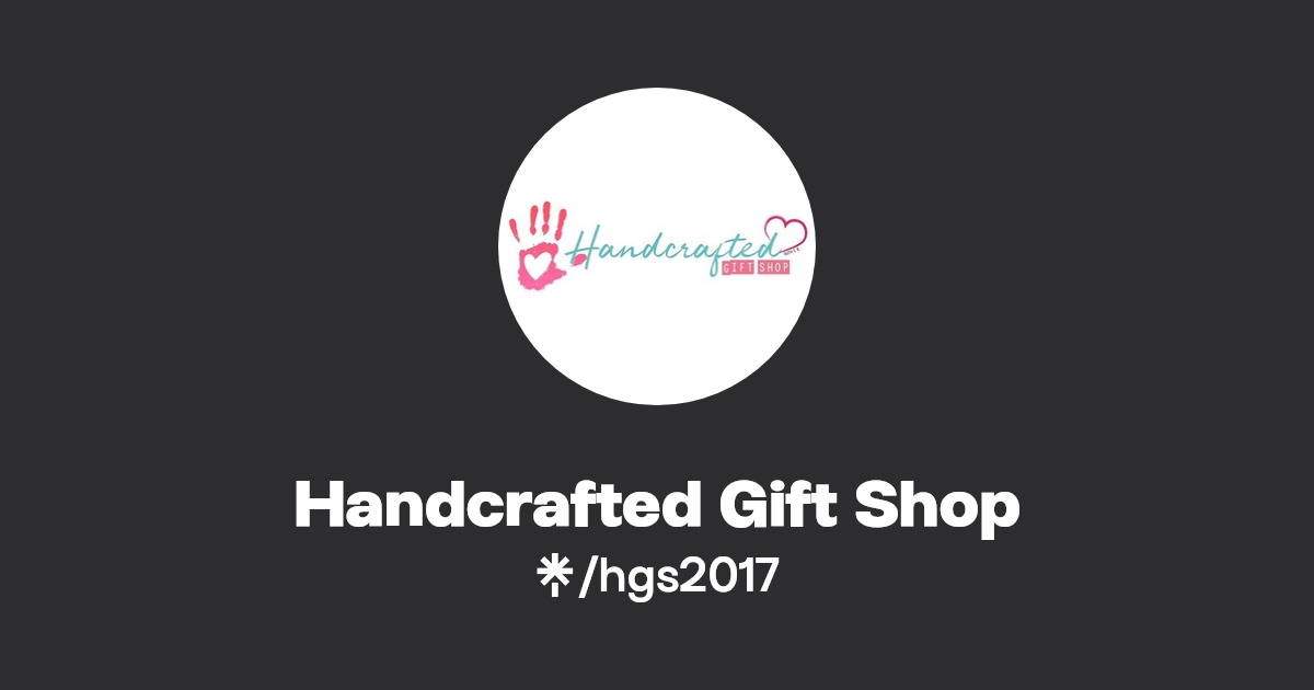 Handcrafted Gift Shop Facebook Linktree