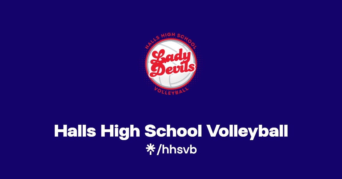 Halls High School Volleyball Twitter, Instagram Linktree
