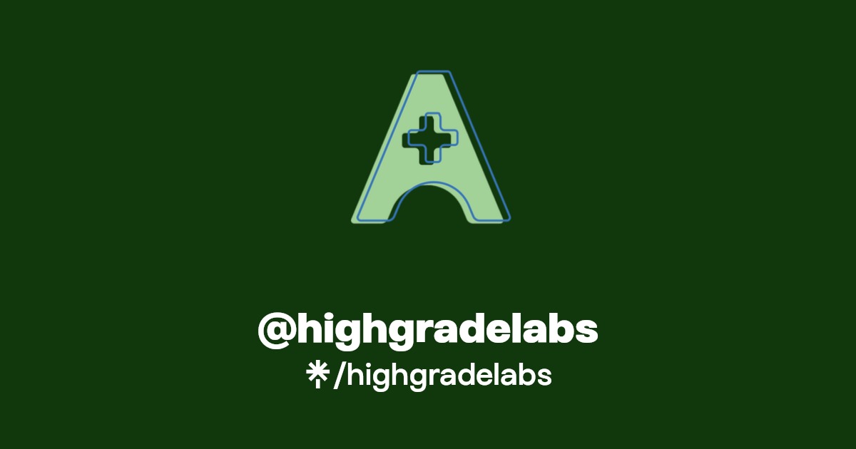 highgradelabs Instagram, Facebook Linktree