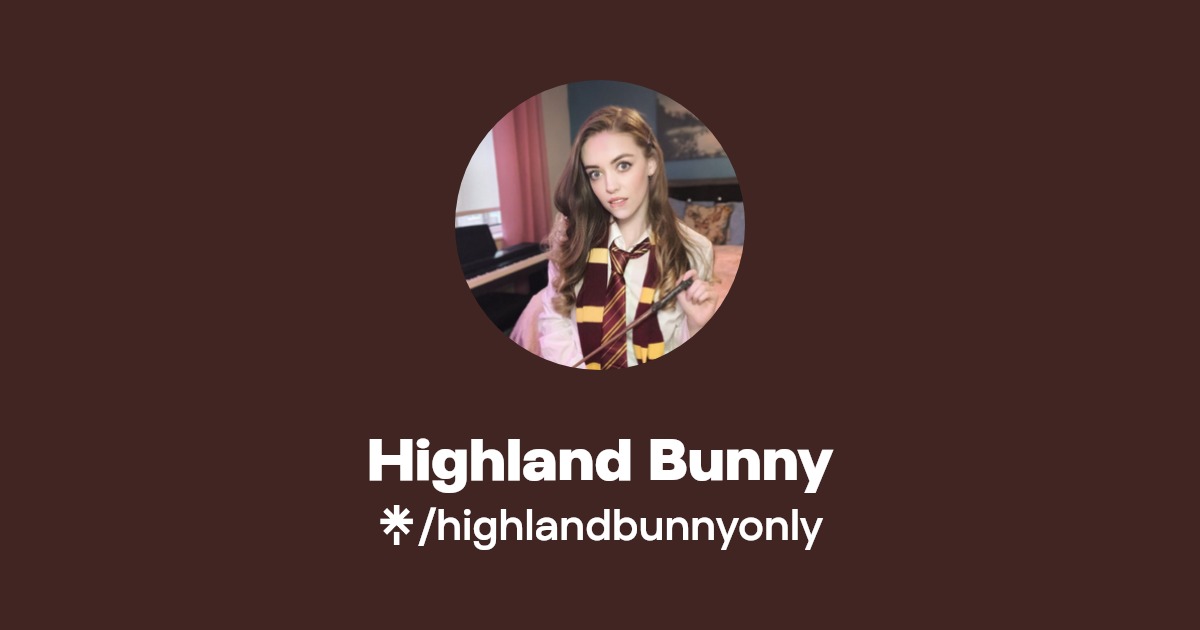 Highland Bunny | Linktree