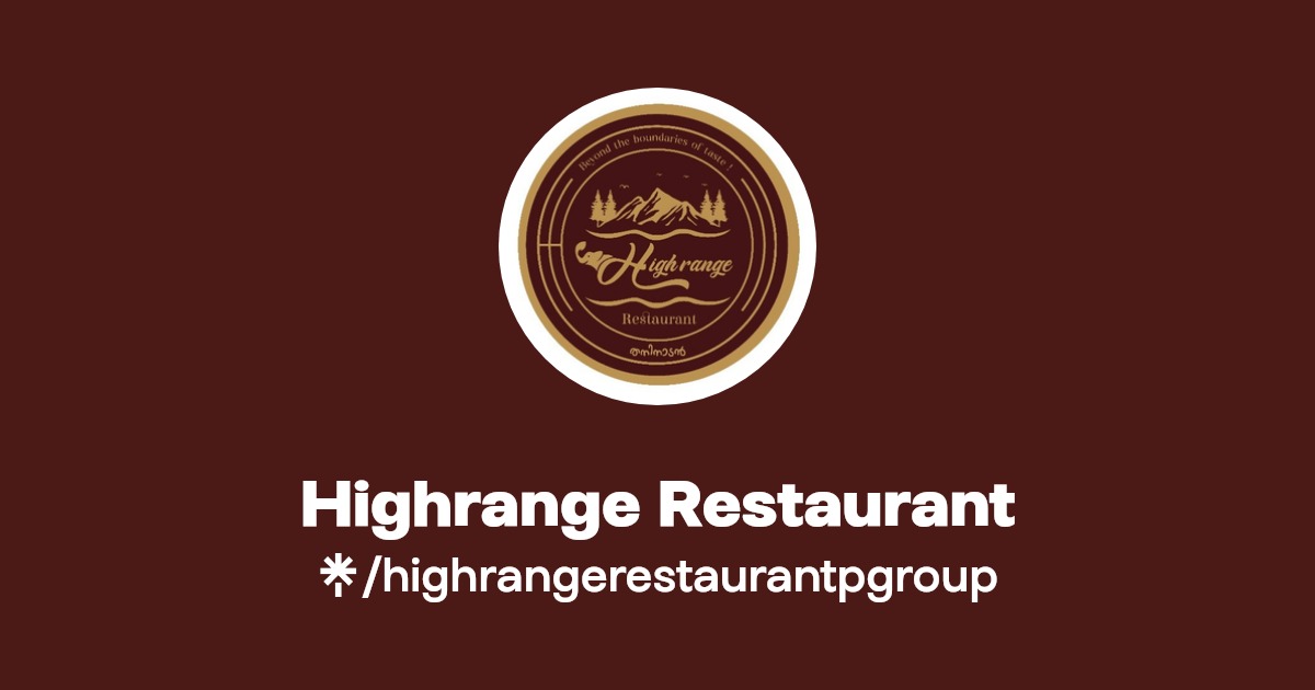 Highrange Restaurant Instagram Linktree