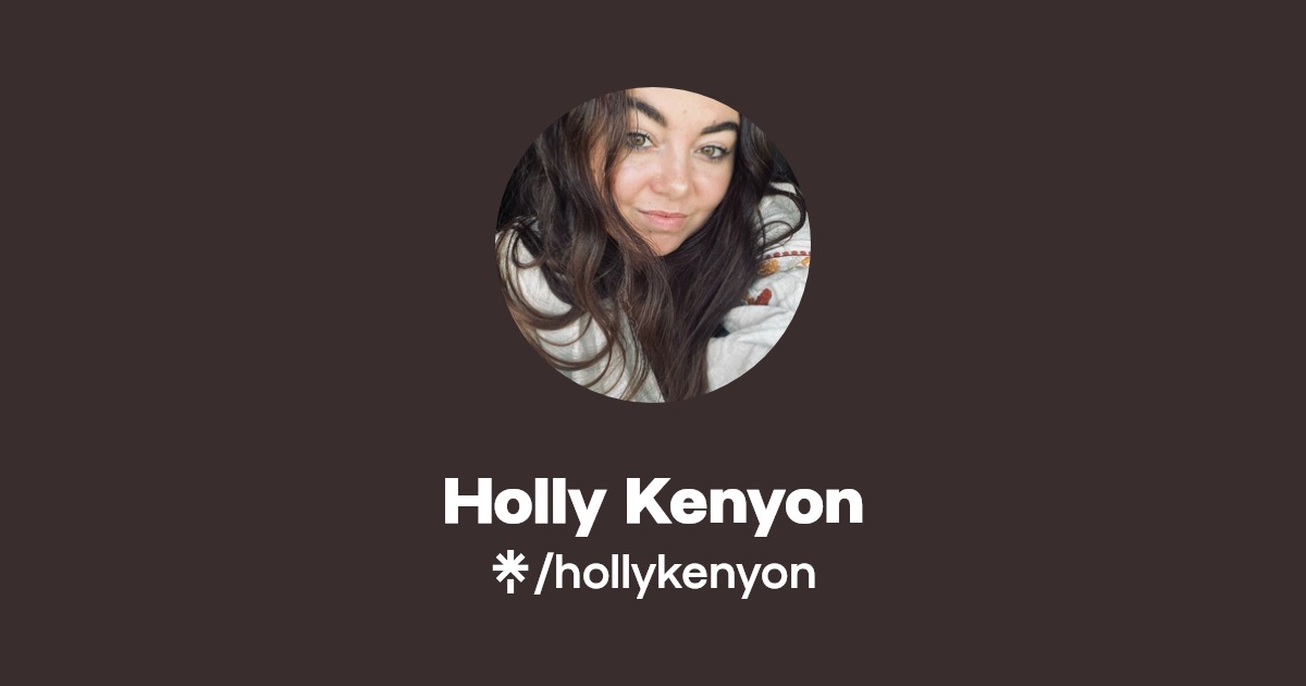 Holly Kenyon Instagram Linktree
