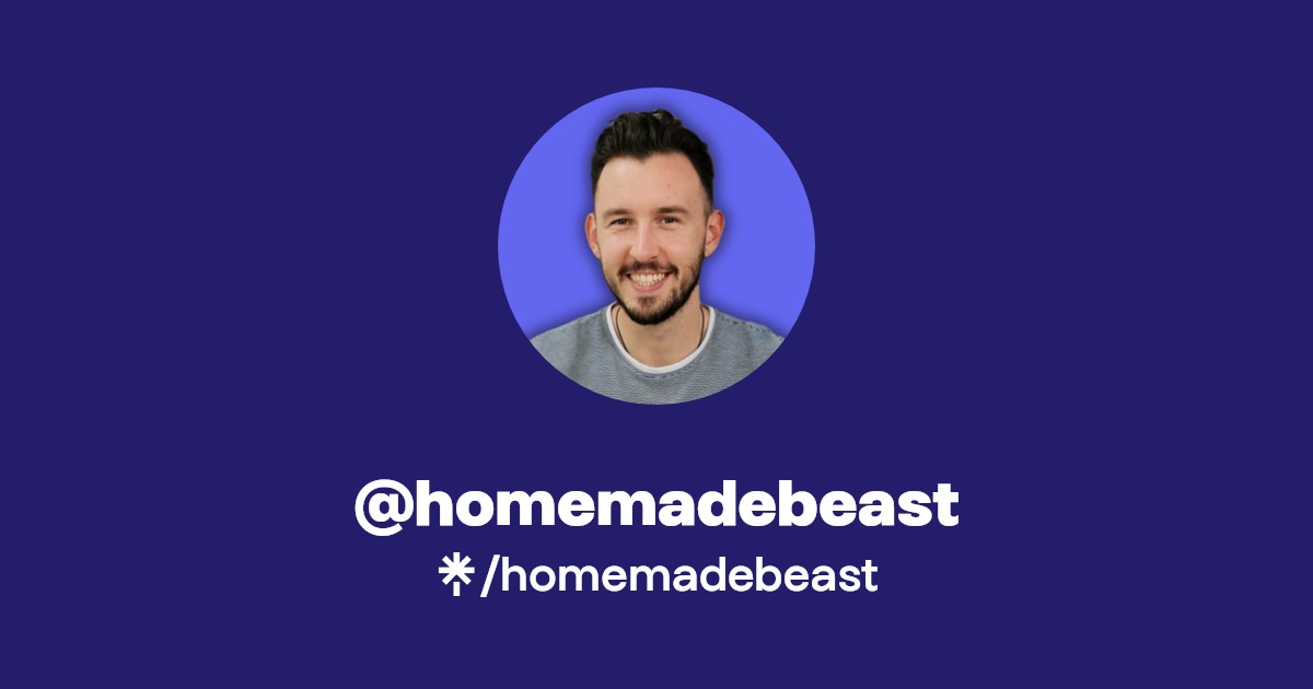 homemadebeast | Instagram, TikTok | Linktree