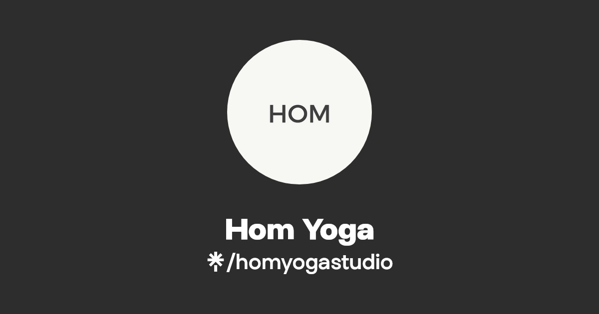 Hom Yoga Linktree