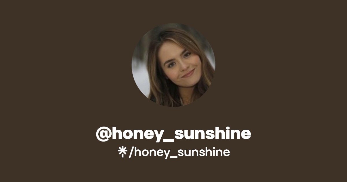 honey_sunshine Linktree