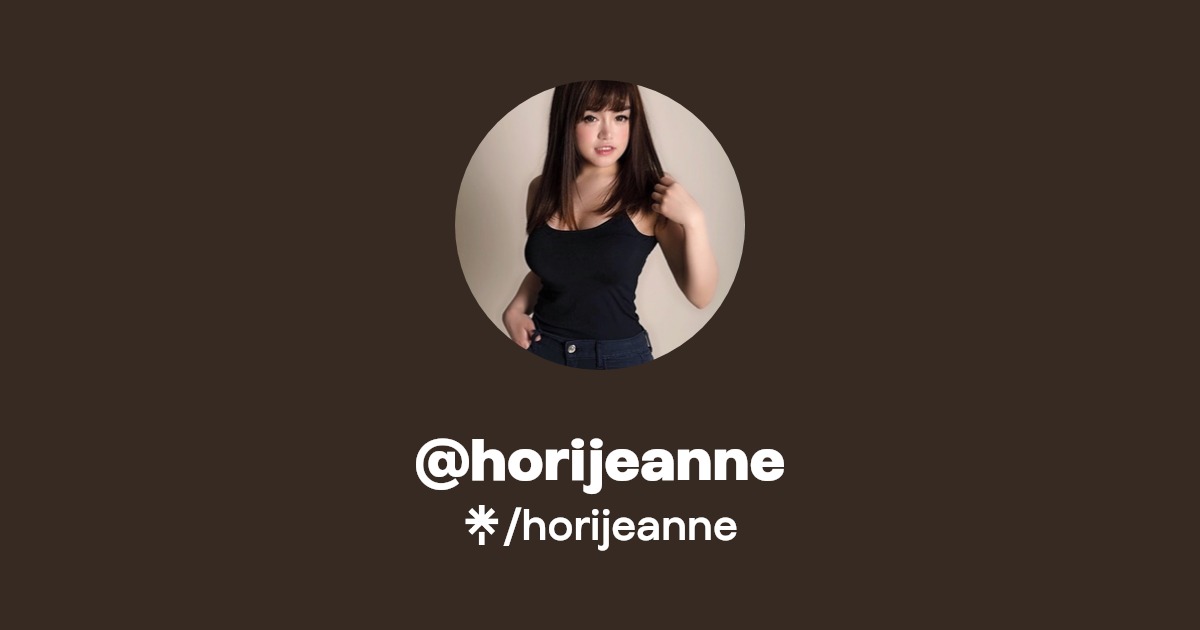 horijeanne | Twitter, Instagram, Facebook, TikTok, Twitch | Linktree