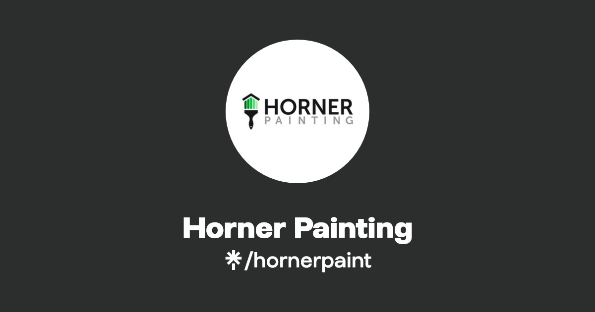 Horner Painting Instagram, Facebook Linktree