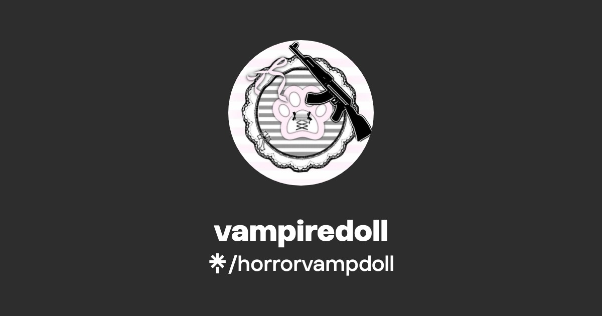 vampiredoll | Instagram, TikTok | Linktree