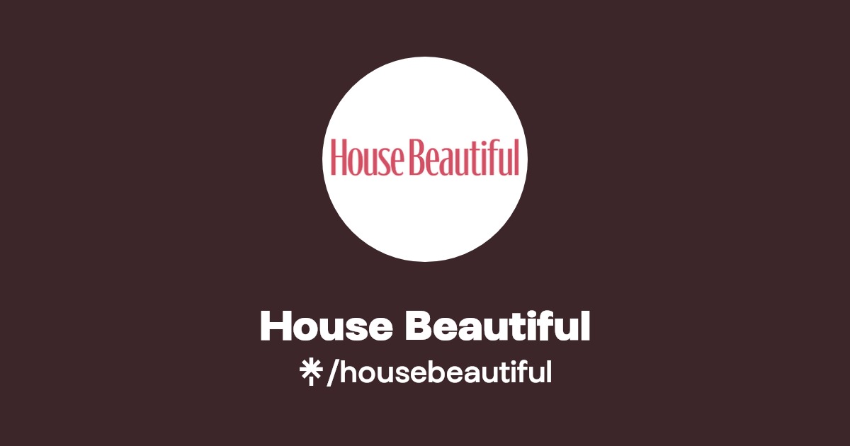 House Beautiful Instagram, Facebook Linktree