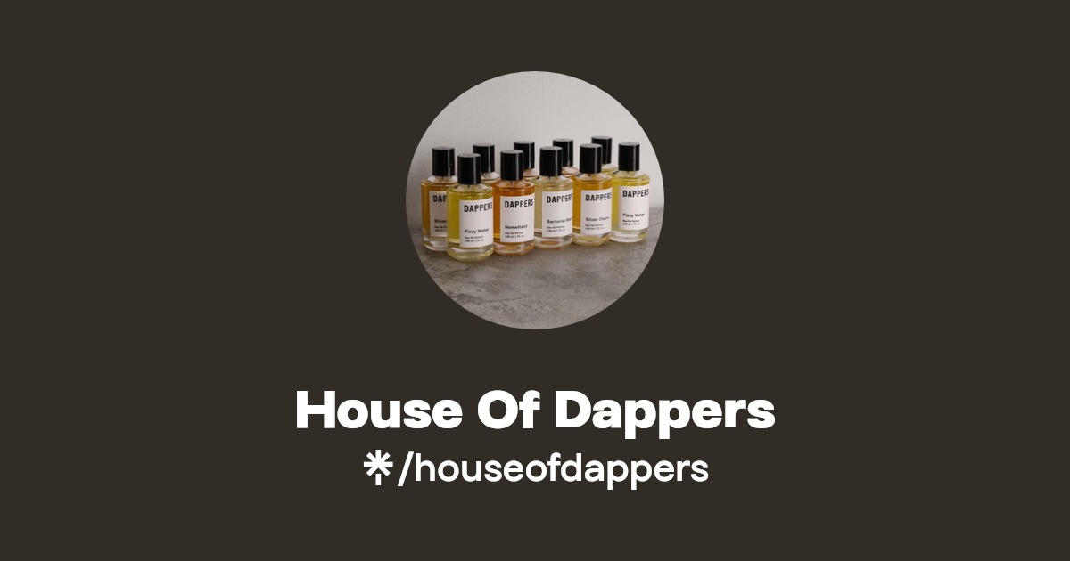 House Of Dappers TikTok Linktree