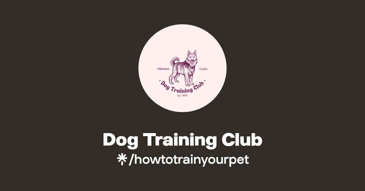Dog Training Club Linktree