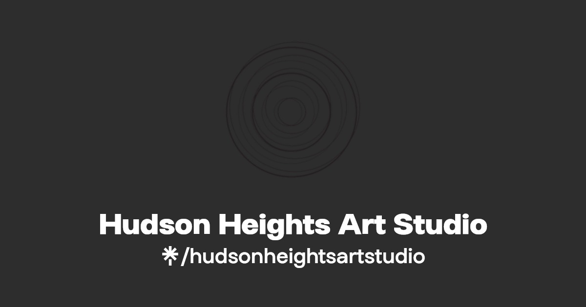 Hudson Heights Art Studio Instagram, Facebook Linktree