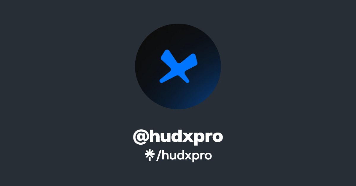hudxpro | Twitter, Instagram | Linktree
