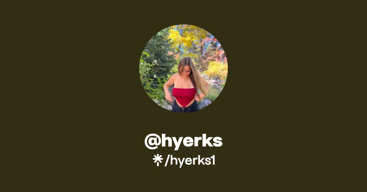 @hyerks | Twitter, Instagram | Linktree