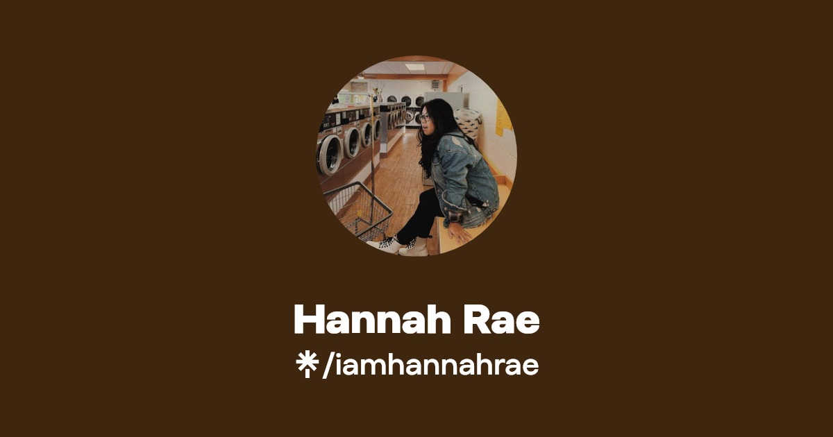 Hannah Rae | Facebook | Linktree