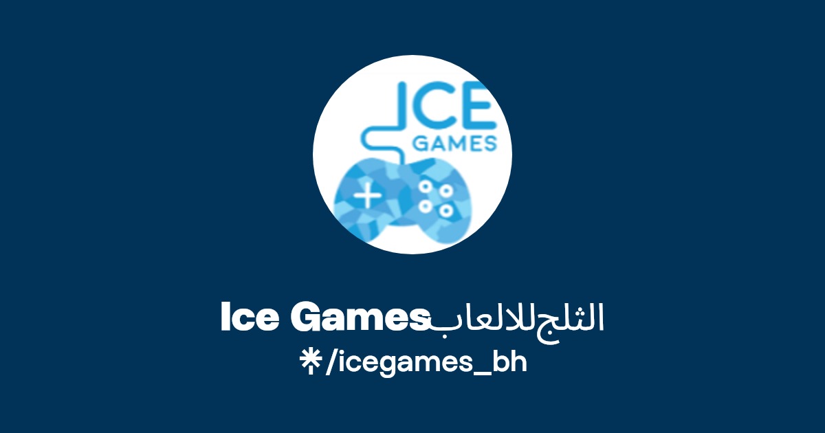 Ice Games Store الثلج للألعاب Instagram Linktree