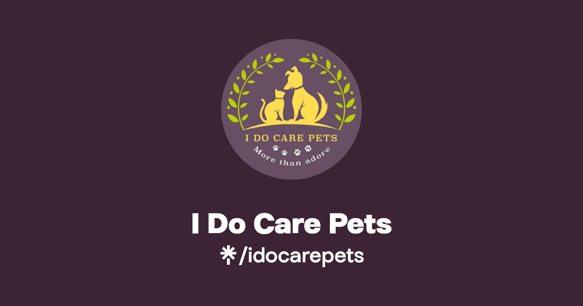 I Do Care Pets Facebook Linktree