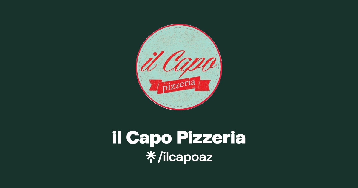 il Capo Pizzeria Instagram, Facebook Linktree