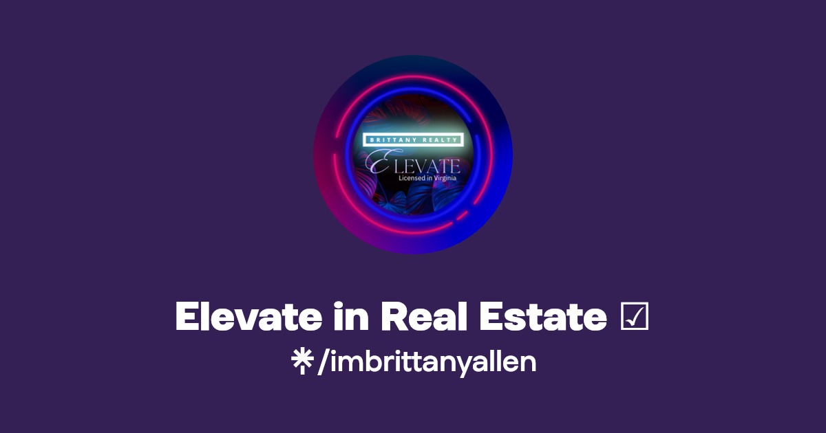 Elevate in Real Estate ☑️ Linktree