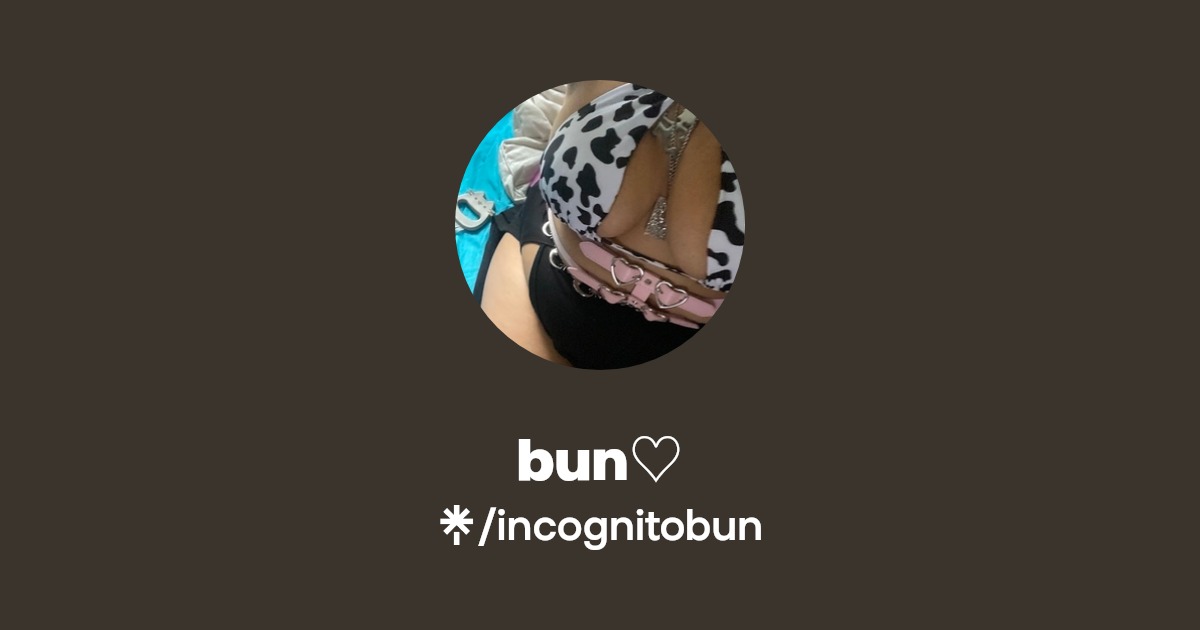bun♡ - Find bun♡ Onlyfans - Linktree