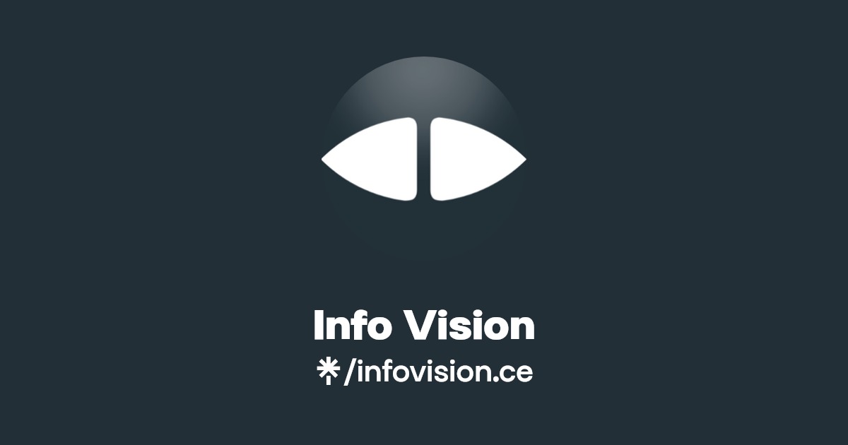 Info Vision Twitter, Instagram Linktree