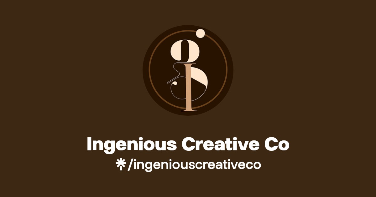 Ingenious Creative Co Instagram, TikTok Linktree