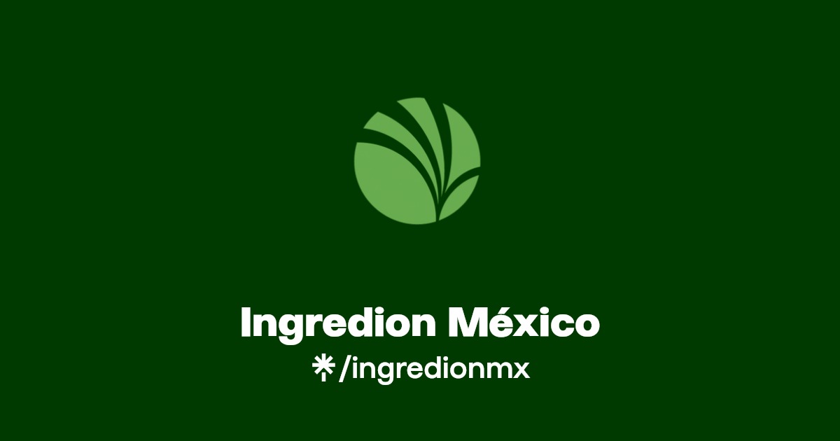 Ingredion México Instagram, Facebook Linktree