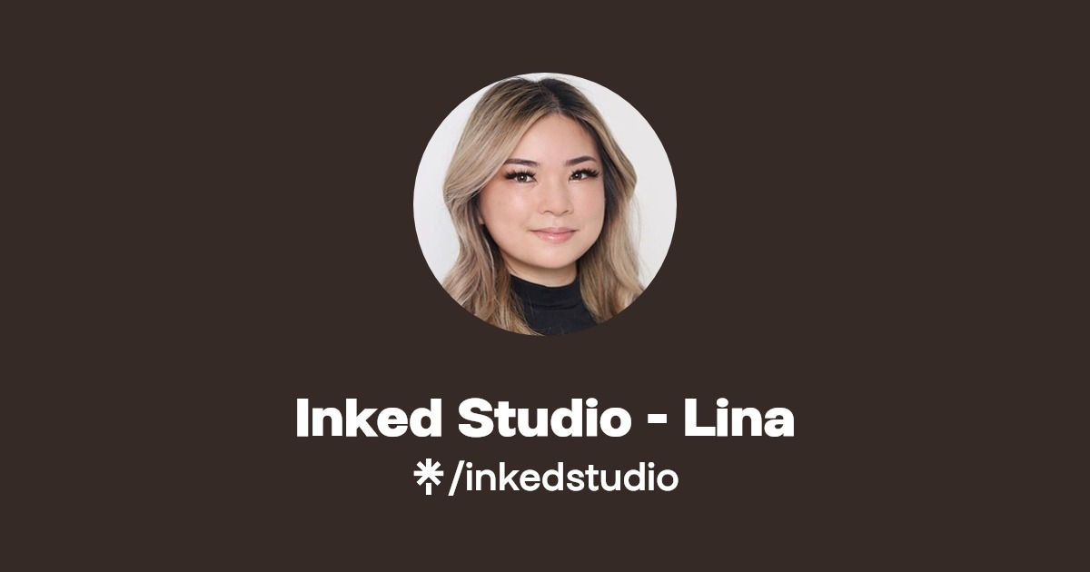 Inked Studio - Lina | Instagram, Facebook, TikTok | Linktree