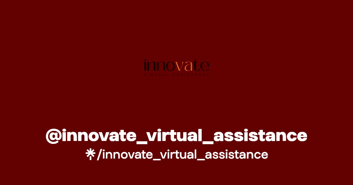innovate_virtual_assistance Facebook, TikTok Linktree