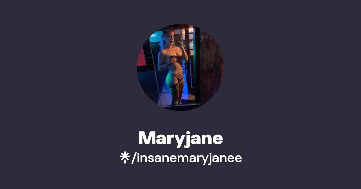 Maryjane - Find Maryjane Onlyfans - Linktree