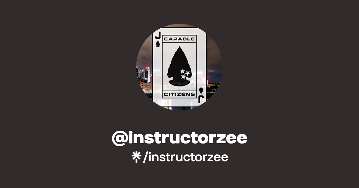 instructorzee Instagram, Facebook Linktree