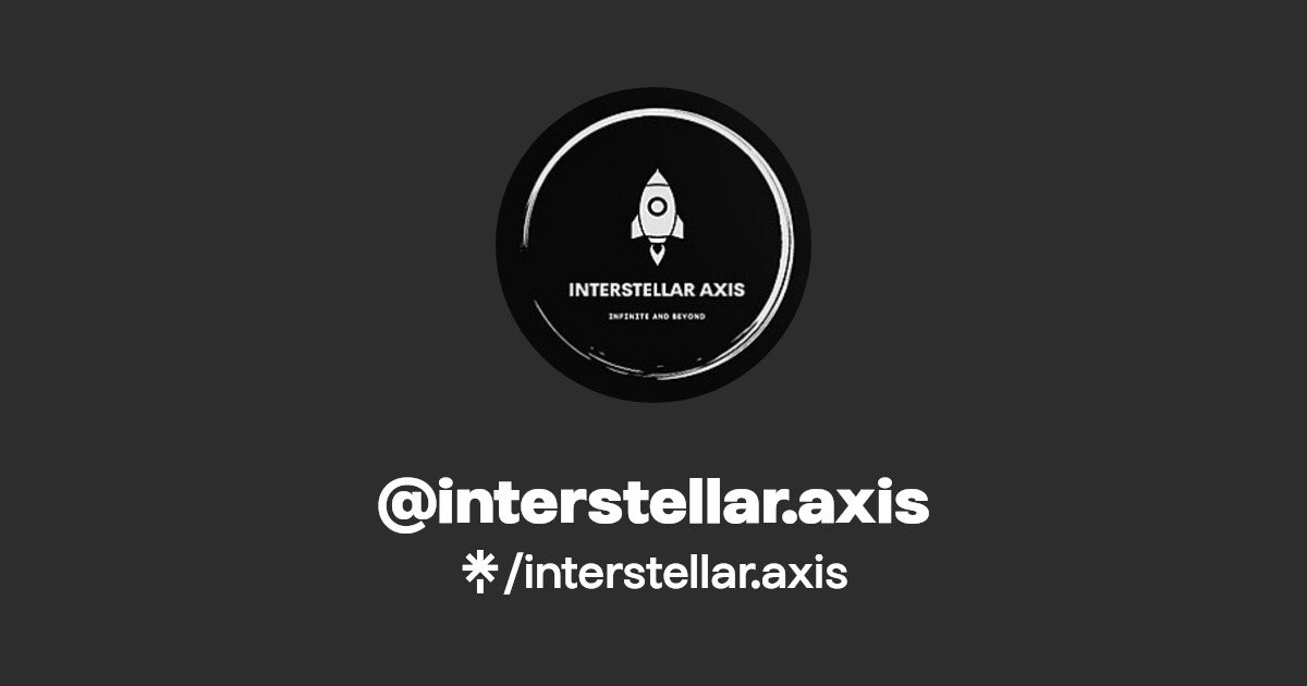 interstellar.axis TikTok Linktree