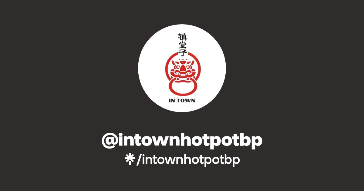 intownhotpotbp | Instagram, Facebook, TikTok | Linktree