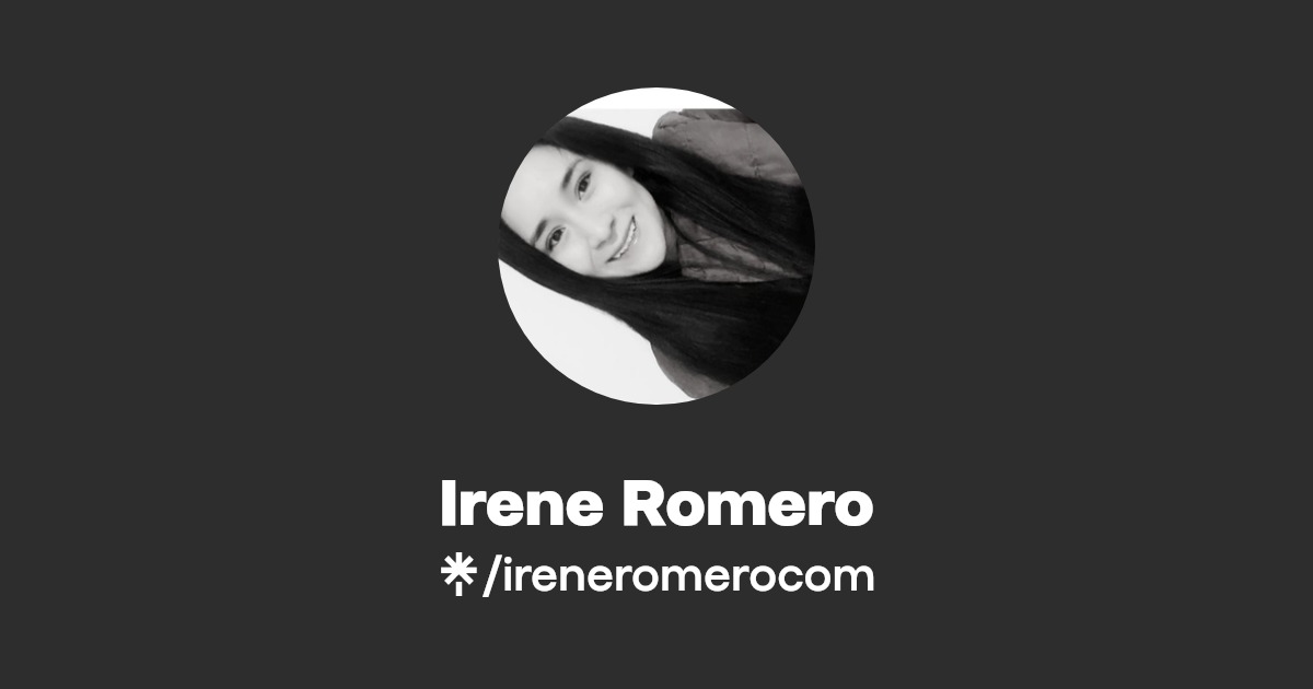 Irene Romero Instagram, TikTok Linktree