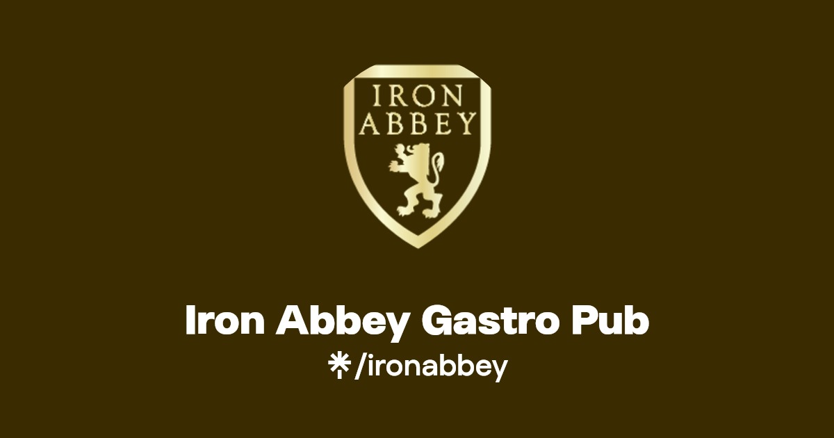 Iron Abbey Gastro Pub Instagram, Facebook Linktree