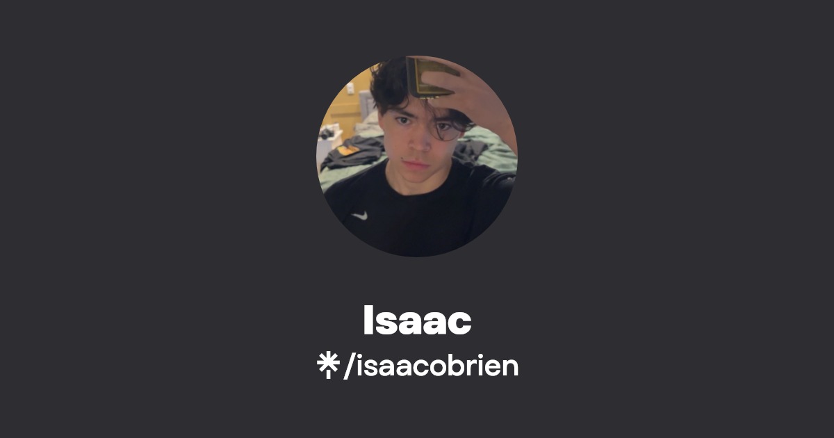 Isaac Instagram Linktree